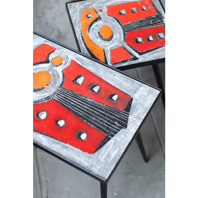 The Jean and Robert Cloutier brothers created two nesting ceramic tables that evoke elegance and sophistication. Their...