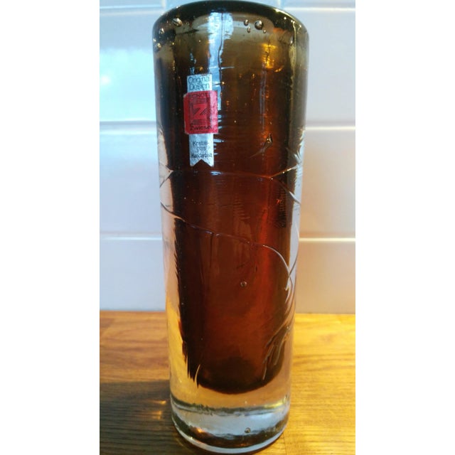 Mid-Century Glass Vase from Schott Zwiesel, 1970s For Sale - Image 4 of 4