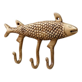 Brass Fish Wall Hooks For Sale