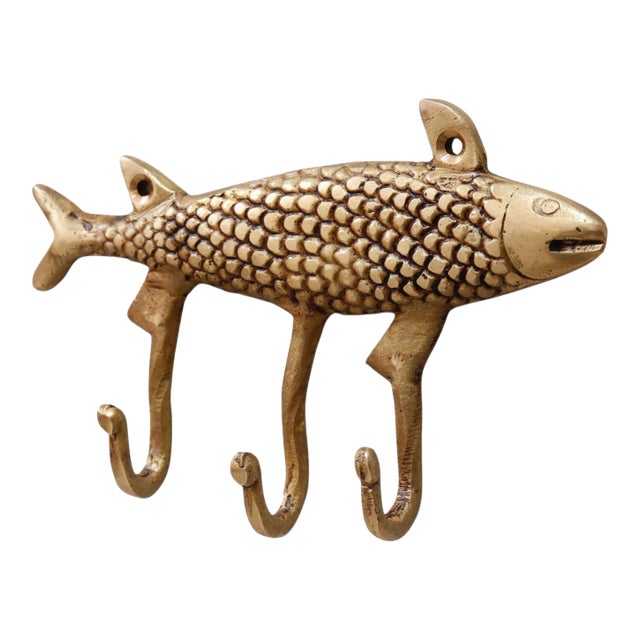 Brass Fish Wall Hooks For Sale