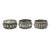 Traditional Mid 20th Century Sterling Silver Oman Arabic Cuff Style Napkin Rings - Set of 6 For Sale - Image 3 of 12
