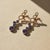 Contemporary Silver Amethyst Earrings, Pair For Sale - Image 4 of 6