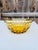 Vintage Mid Century Modern Amber Glass Serving Bowl For Sale - Image 4 of 7