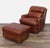 Traditional Whittemore-Sherrill Leather Lounge Chair With Ottoman For Sale - Image 3 of 10