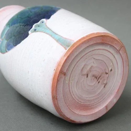 Vintage French Ceramic Pitcher by Cloutier Brothers, 1970s For Sale - Image 12 of 13