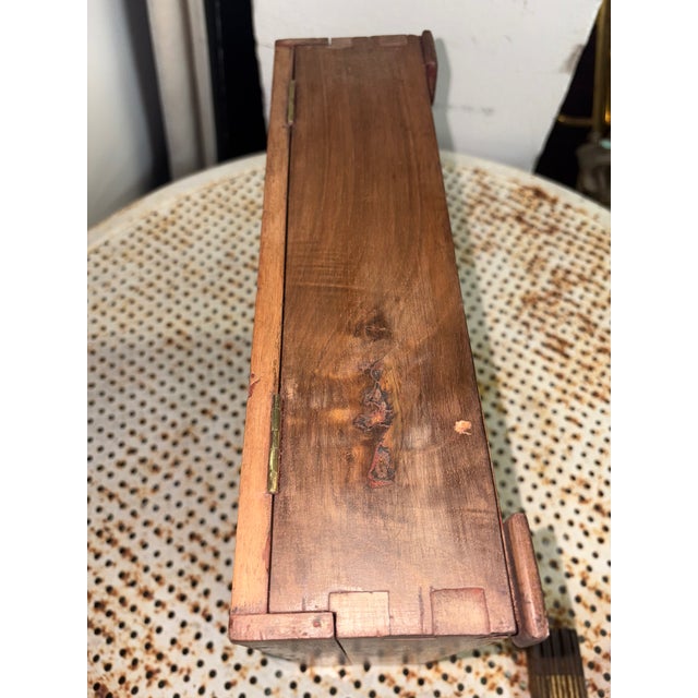 Antique Wooden Box, 1900 For Sale - Image 6 of 10