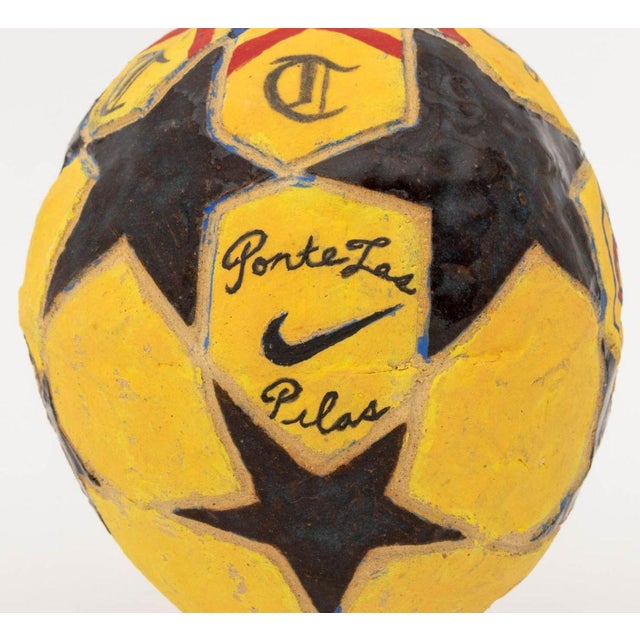 Christopher Suarez Soccer Ball Sculpture For Sale - Image 9 of 12