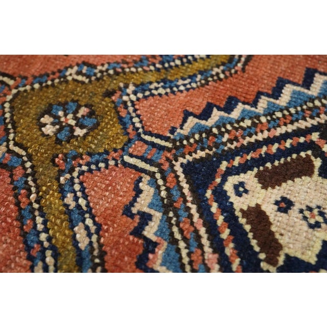 Antique Persian Heriz Rug 3'9'' x 5'1'' For Sale - Image 4 of 7