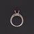 2010s Diamond Rubellite Tourmaline Ring 3 TCW 14k Gold Certified For Sale - Image 5 of 10