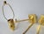 Metal C.1980's Hinson Brass Plated Swing Arm Sconces - Pair For Sale - Image 7 of 18