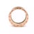 Contemporary Bvlgari B.Zero1 Ring in 18kt Rose Gold With Black Enamel, Size 10 For Sale - Image 3 of 3