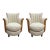 Pair Of French Art Deco Bergeres. Offered is a stunning pair of French Art Deco walnut chairs, club chairs, lounge chairs...