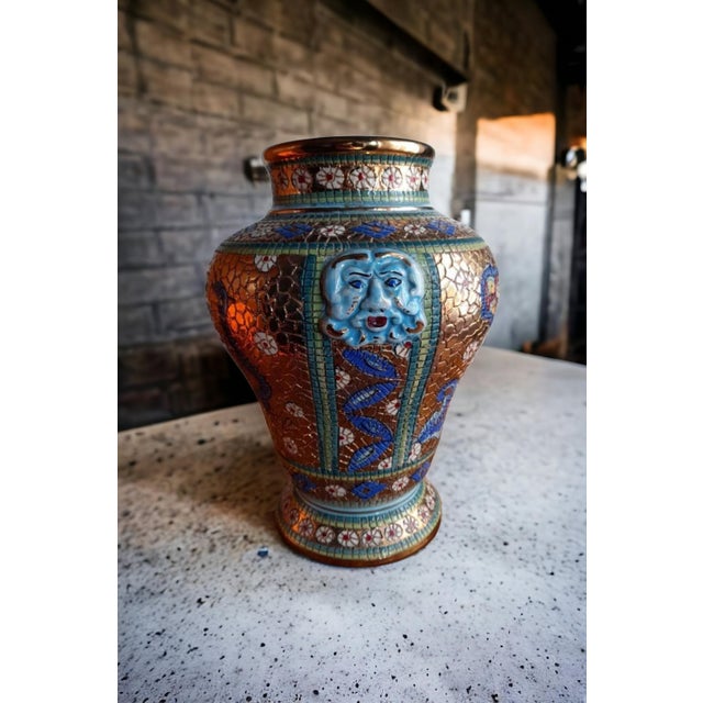 Mosaic Vase from Deruta For Sale - Image 5 of 5