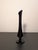 Mid Century Black Swung Glass Bud Vase For Sale - Image 4 of 10