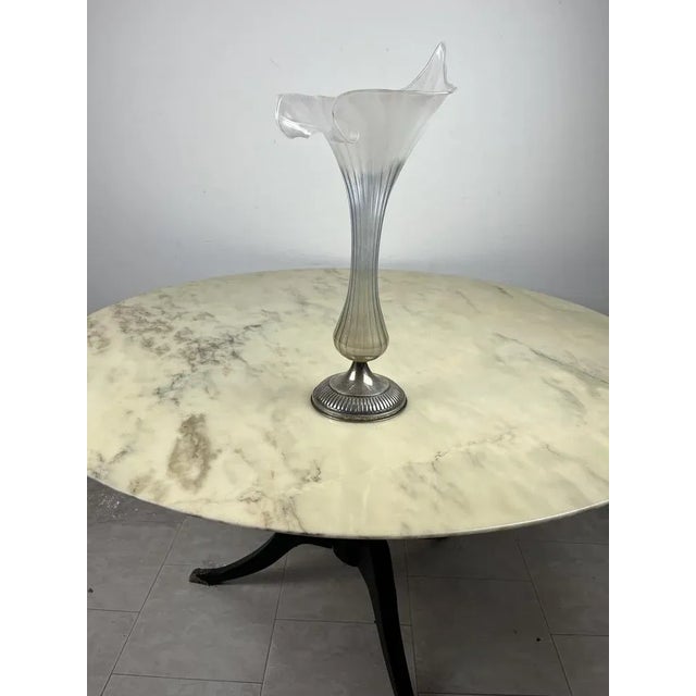 Silver Murano Glass & Silver Vase, Italy, 1960s For Sale - Image 8 of 12