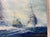 Textile Vintage Original u.s. Navy Battle Ship Boat Air Force Seascape Oil Painting Army For Sale - Image 7 of 14