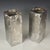 Two Heavy Gauge Stainless Steel Candleholders For Sale - Image 4 of 6
