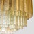 1960s Olive Green Martellate Murano Glass Rod Pendant Light from Venini, 1960s For Sale - Image 5 of 11