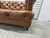 Rare Iconic Vintage Cocheo Brothers Chesterfield Tufted Leather Loveseat Sofa For Sale - Image 11 of 12