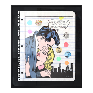 Lifetime of Adventures - Framed Contemporary Pop Art Luxury Life and Travel Inspired Painting by Nelson De La Nuez