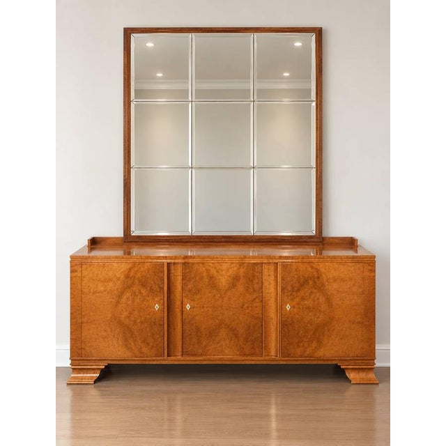 This stunning mirror was hand-made to order in 1999, it is in perfect condition, and purposely distressed to coordinate...