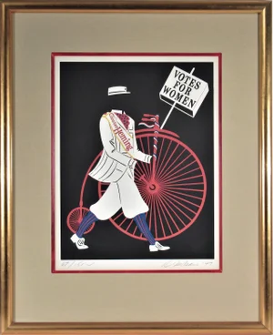 Robert Indiana, Gloster Heming, Vote For Women, 1977