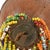 African Early 20th Century Nyamwezi Beaded Fertility Doll Gourd with Shells Tanzania For Sale - Image 3 of 4