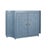 Elegant storage meets bohemian style with the Isabel two-door cabinet featuring a decorative Greek Key rattan overlay...