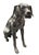 Industrial Industrial Modern Seated Hound - Dog - Hand-Wrought Steel Sculpture For Sale - Image 3 of 9