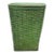 A Large Green Vintage 1940s Splint Basket For Sale