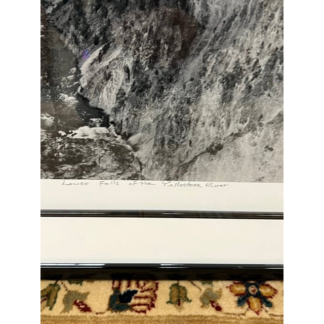 Robert Morris Lower Yellowstone River in Yellowstone Park, Wyoming B/W Limited Photography, Signed For Sale - Image 12 of 12