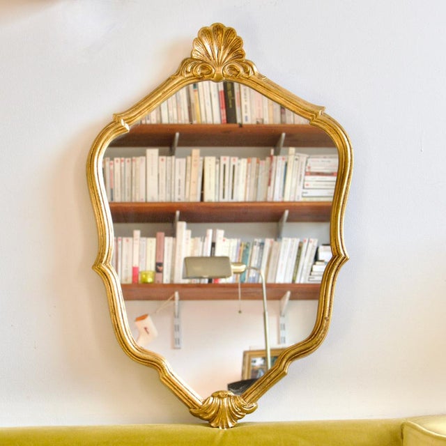 Gold Large French Gold Leaf Gilded Mirror, 1890s For Sale - Image 8 of 8