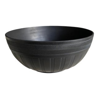 19th Century English Large Basalt Wedgwood Bowl For Sale