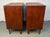 Mid 20th Century Modern Burled Walnut Cabinets on Hairpin Legs, A Pair For Sale - Image 4 of 14