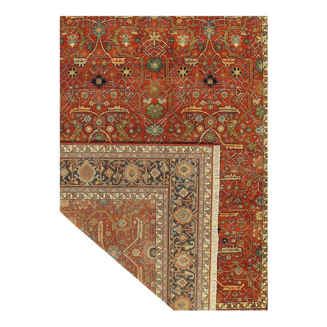 Traditional Pasargad DC Fine Hand Knotted Ralph Lauren Design Rug For Sale - Image 3 of 3