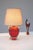 Red Crystal Glass Lamp by Börne Augustsson for Åseda For Sale - Image 4 of 14
