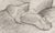 This beautiful, signed antique nude figural drawing from early 1900's Europe is an exquisite drawing in the style and...