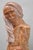 Stone Vintage Seymour Shuren Modern Carved Pink Marble Tall Woman Figure Sculpture For Sale - Image 7 of 18