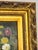 Pair of 20th Century Oil on Board Floral Still Life Paintings in Giltwood Frames For Sale - Image 10 of 12
