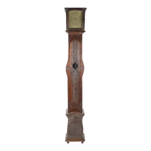 Antique Georgian Carved Oak Tall Case Grandfather Clock - Charles Frodsham London