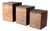 Mid-Century Wood Canister Set For Sale