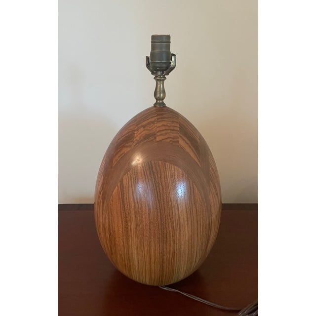 Solid Wood Lamp, Beautiful Shape and Wood Pattern