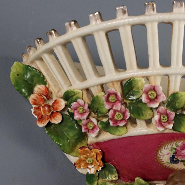 White Porcelain Wall Planters, Set of 2 For Sale - Image 8 of 10