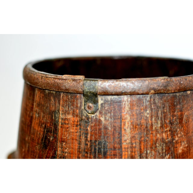 19th Century Chinese Grain Holder Basket Marked For Sale - Image 15 of 17