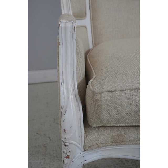 Louis XV Style Hooded Throne 2 Seat Porter Settee For Sale - Image 9 of 18