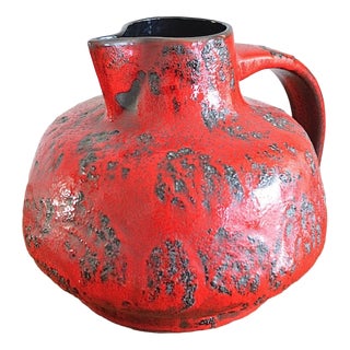 Fat Lava Ceramic Vase by Gräflich Ortenburg, 1960s For Sale