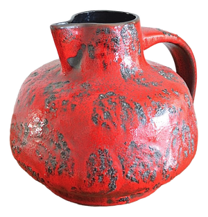 Fat Lava Ceramic Vase by Gräflich Ortenburg, 1960s