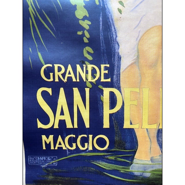 San Pellegrino Grande Stagione Poster after Leopoldo Metlicovitz, Italy, 1970s For Sale - Image 3 of 6