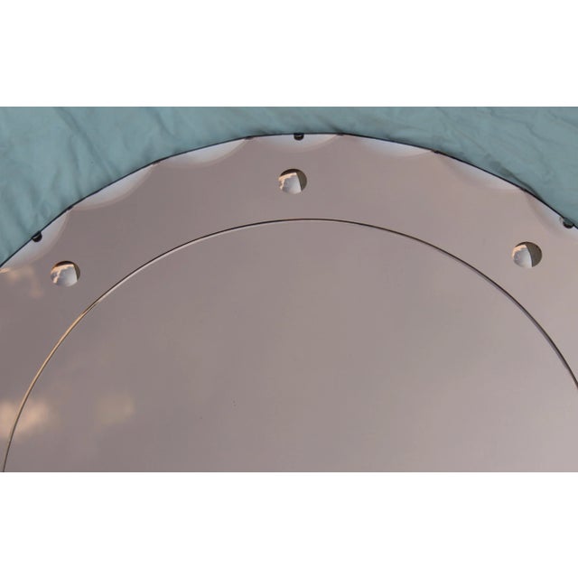 1950s French Peach Color Mirror For Sale In New York - Image 6 of 8