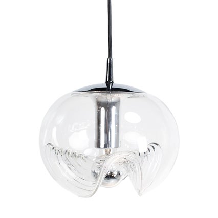 Wave Pendant Light from Peill & Putzler For Sale